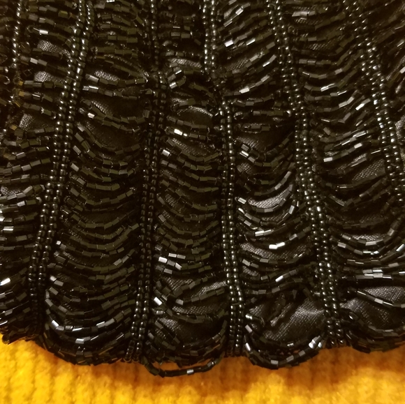 Beaded evening bag with beaded handle - Picture 3 of 6